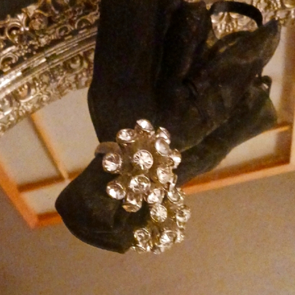 Crystal Ring Sz 8.5_9 Statement ring.